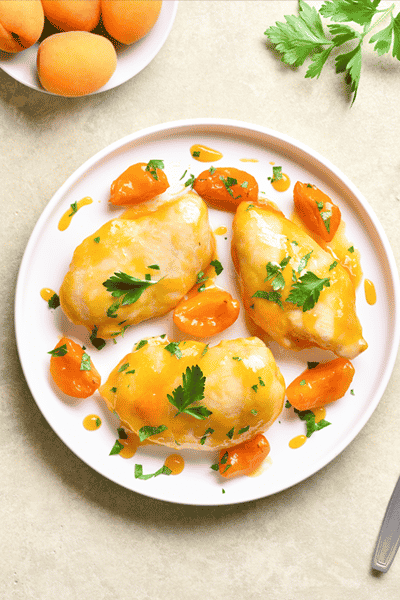 Recette de poulet aux abricots de Provence avec confiture ABC Culinaire